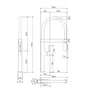Misturador Monocomando Kromma Gourmet Classic Titânio com Bica Alta Giratória