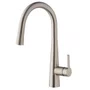 Misturador Monocomando Kromma Gourmet Classic Inox Escovado com Ducha Extensível