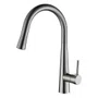 Misturador Monocomando Kromma Gourmet Classic Inox Escovado com Ducha Extensível