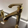 Misturador Monocomando Rubinettos Gourmet Classic para Lavabo Dourado Bica Alta
