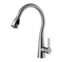 Misturador Monocomando Rubinettos Gourmet Inox Escovado com Ducha Extensível
