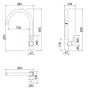 Misturador Monocomando Rubinettos Gourmet Classic Inox com Arejador Articulado