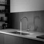 Misturador Monocomando Rubinettos Gourmet Classic Inox Bica Alta Giratória