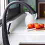 Misturador Monocomando Rubinettos Chef Gourmet Classic Black Matte Ducha Extensível