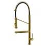 Misturador Monocomando Rubinettos Gourmet Classic Dourado com Bica Dupla Giratória