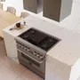 Fogão a Gás Elettromec Professional Forno a Gás com Chapa Bistequeira 90cm 220V