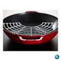 Caçarola Petit Wok Staub com Tampa de Vidro Ferro Fundido Cereja 30cm