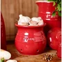 Porta Alho Staub em Cerâmica 11cm Vermelho Cereja