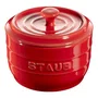 Porta Sal Staub em Cerâmica 11cm Vermelho Cereja