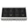 Rangetop Professional Elettromec 8 Queimadores 48 Polegadas Inox 304 127V