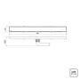 Ralo Linear Neo Slim Tramontina 120cm em Aço Inox e PVC