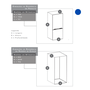 Refrigerador Elettromec Bottom Freezer Vetro 510L 220V