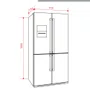 Refrigerador Multidoor Elettromec Freezer Independente Inox 630 Litros 220V