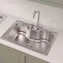Torneira de Bancada Versa Tramontina com Bica Articulada em Aço Inox