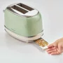 Torradeira Elétrica Vintage 155 Ariete para 2 Fatias 6 Níveis 750W Verde