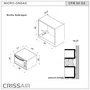 Torre De Embutir Crissair Forno Elétrico NFE 32 + Microondas CFM90 220V