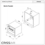 Torre De Embutir Crissair Forno Elétrico NFE 32 + Microondas CFM90 220V