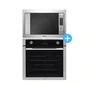 Torre de Embutir Cuisinart Casual Cooking Inox Micro-ondas + Forno a Gás 220v
