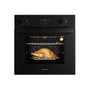Combo Elettromec: Micro-ondas e Forno Elétrico de Embutir + Cooktop + Coifa de Ilha - 220V