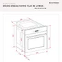 Torre Quente de Embutir Vetro Elettromec Forno Elétrico 67L + Micro-ondas Combinado 40L