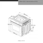Torre Quente de Embutir Sole Elettromec Forno Elétrico a Vapor + Micro-ondas Combinado