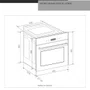 Torre Quente de Embutir Sole Elettromec Forno Elétrico a Vapor + Micro-ondas Combinado