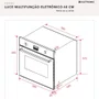 Torre Quente de Embutir Luce Elettromec Forno Multifunção 60cm + Micro-ondas 23L 220V