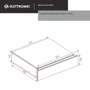 Torre Quente de Embutir Sole Elettromec + Gaveta Aquecida 14cm Inox
