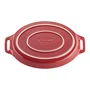 Travessa Oval em Cerâmica 29cm Staub Vermelho Cereja