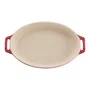 Travessa Oval em Cerâmica 29cm Staub Vermelho Cereja