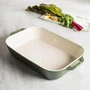 Travessa Retangular em Cerâmica 27x20cm Staub - Verde Basil