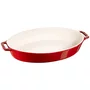 Travessa Staub Oval em Cerâmica 37cm Cereja