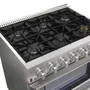 Fogão a Gás Elettromec Professional Forno a Gás 126L Inox 36" 127V
