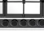 Cooktop Sole Elettromec 5 Queimadores a Gás Inox e Vidro 70 cm Bivolt
